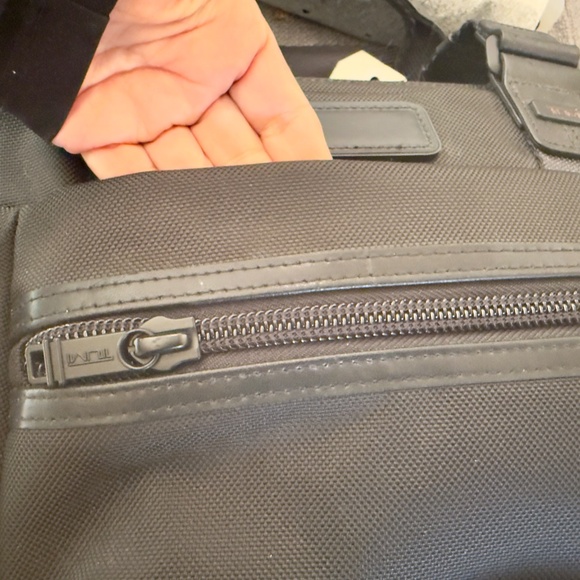 NWT TUMI Alpha Bravo Brooks Slim Brief Will Black Office Travel - Picture 8 of 16